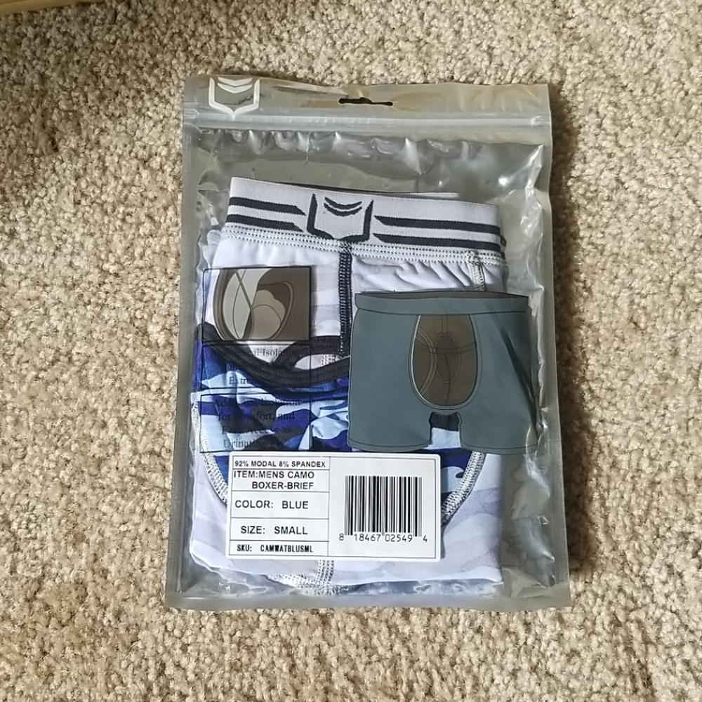 New Sheath Men's Camo Underwear Small